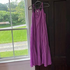 Xs garnet hill gauze dress, grape